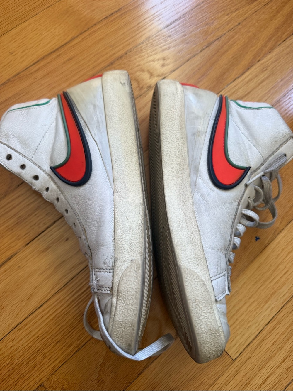 Nike blazers white kumquat size 8